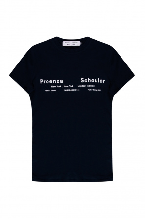 PROENZA SCHOULER ベーシックTシャツ PROENZA SCHOULER ベーシックTシャツ Proenza Schouler White